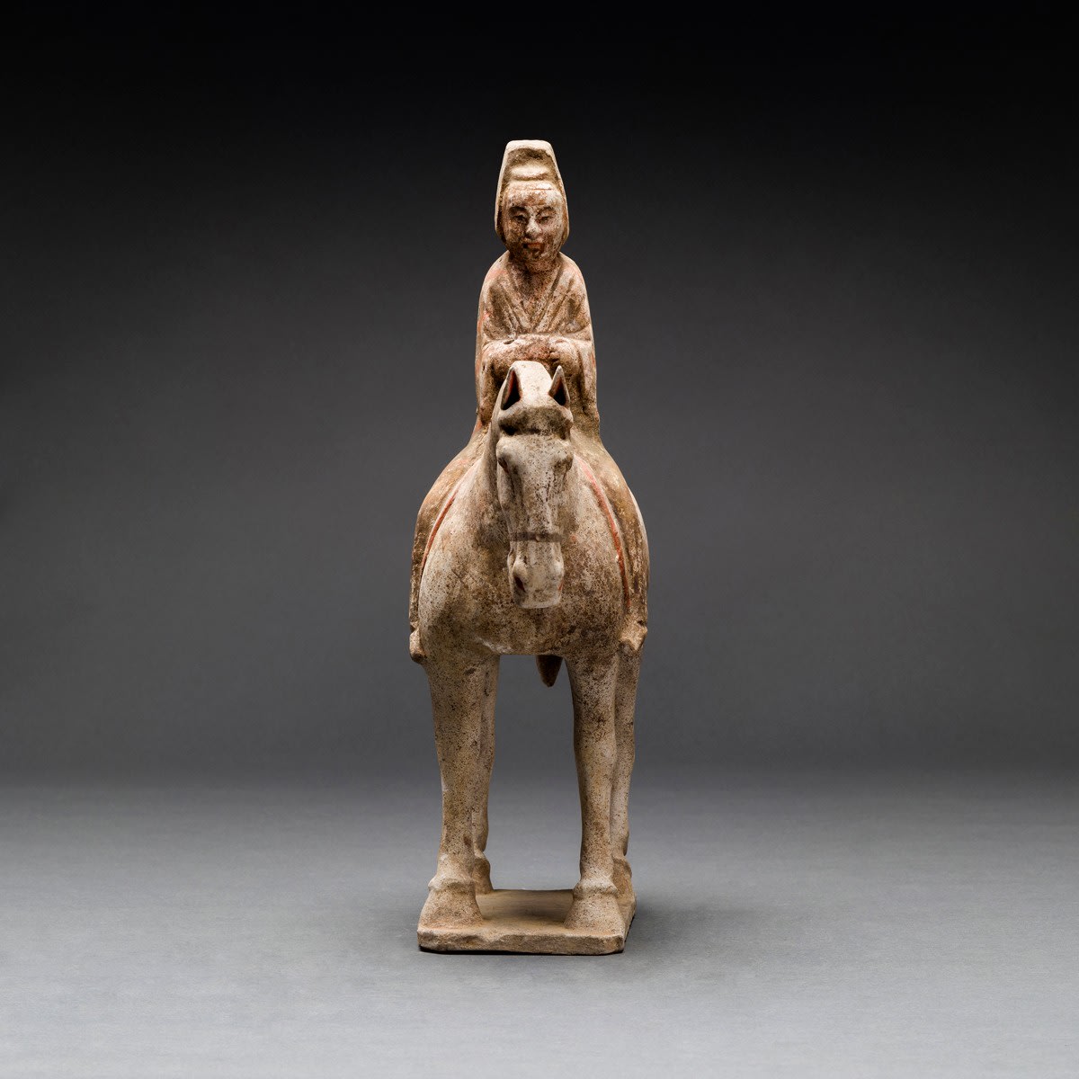 Tang Polychrome Horse and Female Rider, 618 CE - 906 CE