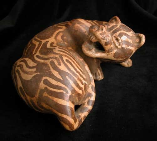 Terracotta Sculpture of a Jaguar, 500 CE - 1000 CE