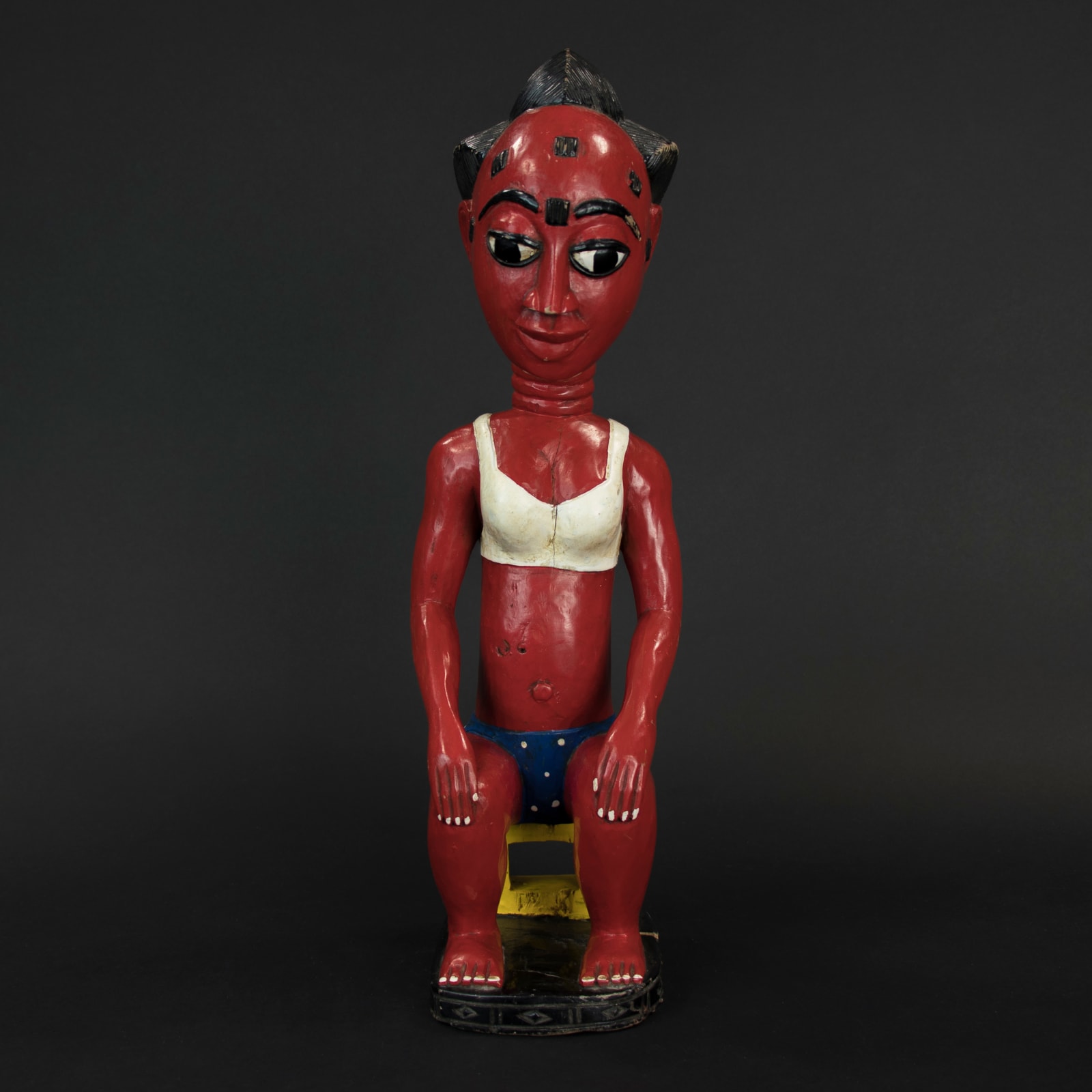 Baule Statue of a seated female from the Colonial Period, 1830-1880 CE
