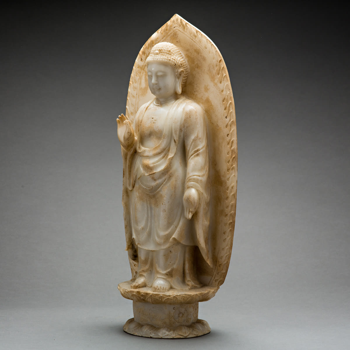 Qing Marble Buddha, 18th Century CE - 19th Century CE
