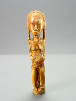 Baule Ivory Spirit Spouse Sculpture, 19 CE - 20th Century CE