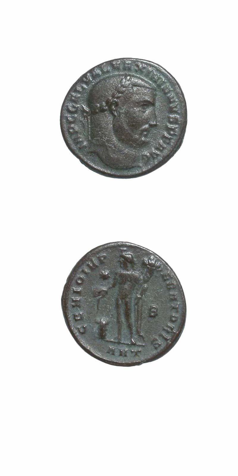 Bronze Follis of Emperor Maximinus II Daia, 309 CE - 313 CE