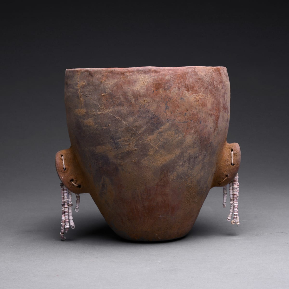 Colima Terracotta Vase in the Form of a Head, 300 BCE - 300 CE
