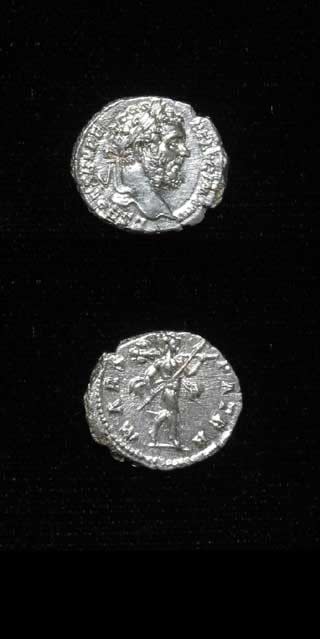 Silver Denarius of Emperor Septimius Severus, 193 CE - 198 CE