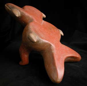 Colima Terracotta Reclinatorio, 100 BCE - 250 CE
