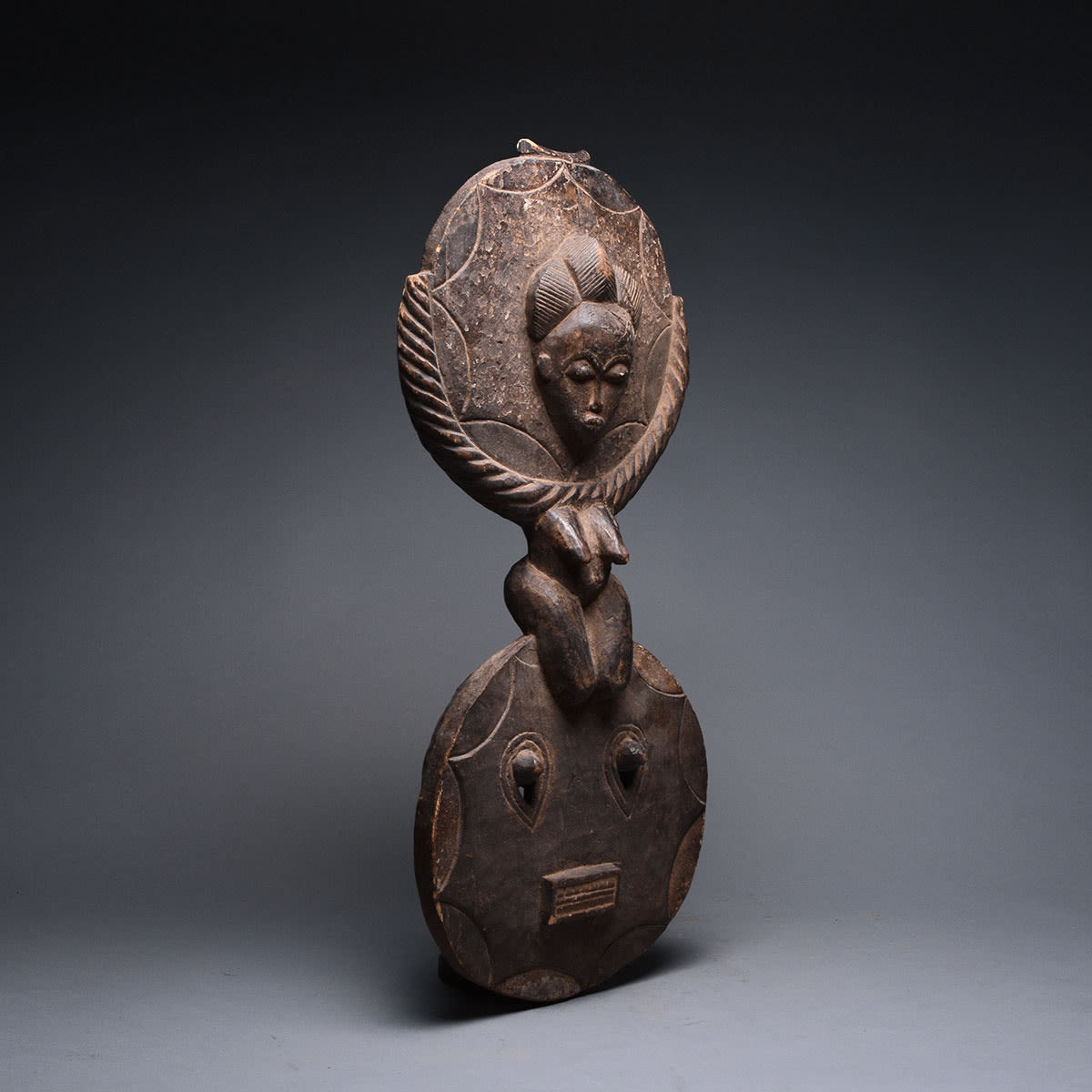 Baule Wooden Goli Mask, 20th Century CE