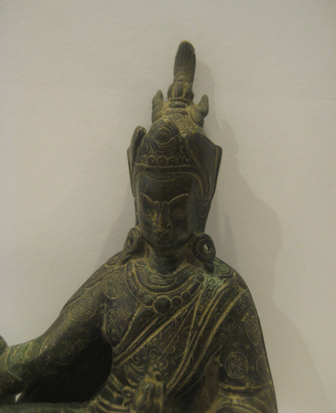 Tibetan Bronze Sculpture of a Seated Bodhisattva, 16th Century CE - 18th Century CE