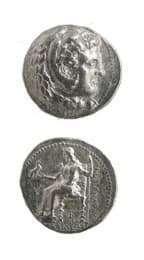 Macedonian Silver Tetradrachm of Alexander the Great, 336 BCE - 323 BCE