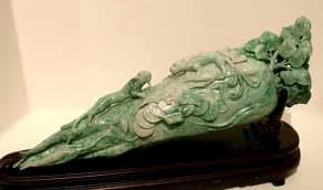 Jade Sculpture of a Root Vegetable, 20th Century CE