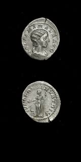 Silver Denarius of Julia Mamaea, 222 CE - 235 CE