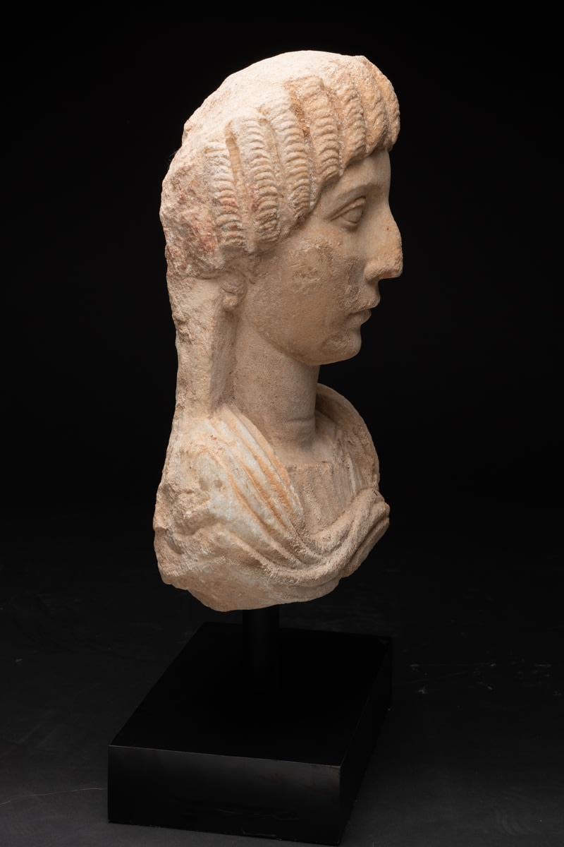 Portrait of Empress Julia Mamaea, 200 CE - 300 CE