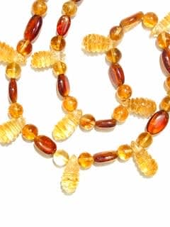 Citrine Bead Necklace