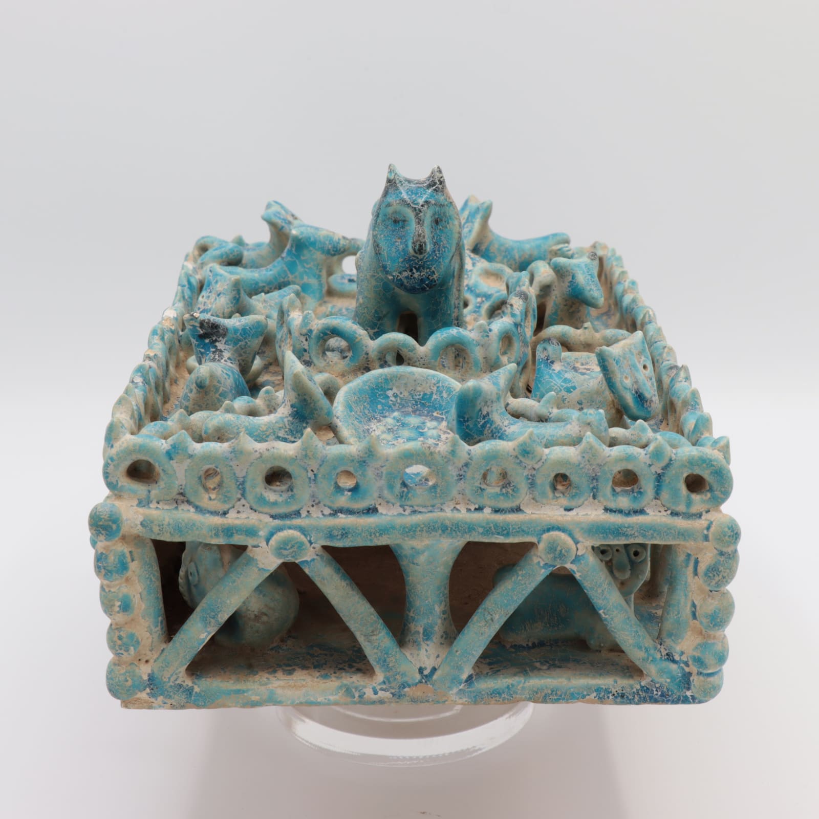 Kashan Fritware Animal Cage, Tenth to Eleventh Century AD