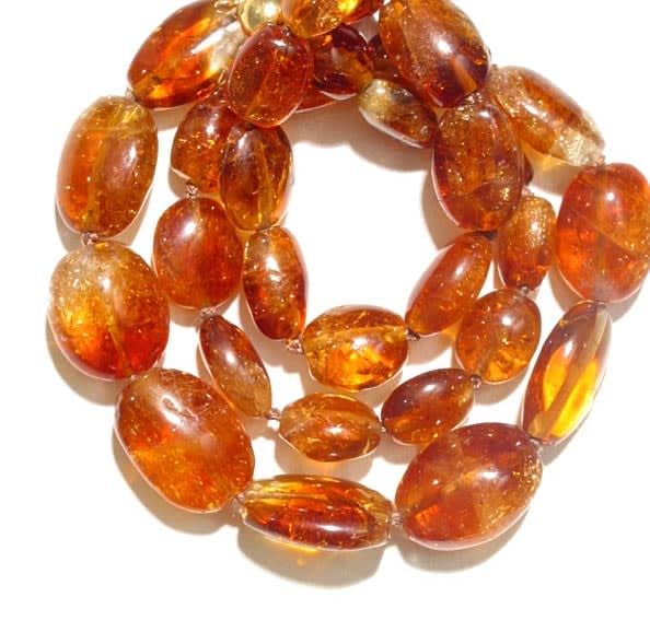 Citrine Bead Necklace