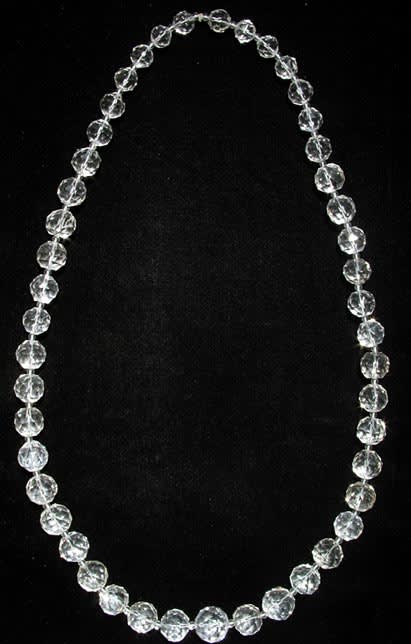 Rock Crystal Bead Necklace