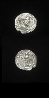Silver Denarius of Emperor Septimius Severus, 193 CE - 198 CE