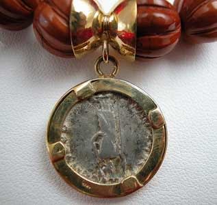 Silver Denarius Of Roman Emperor Domitian, 81 CE - 96 CE