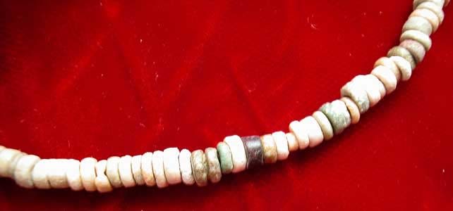 Egyptian Faience Bead Necklace, 1900 BCE - 1300 BCE