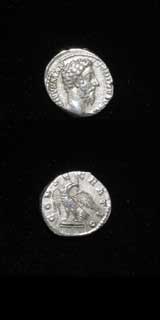 Silver Denarius of Emperor Marcus Aurelius Issued Posthumously by Commodus, 180 CE - 192 CE