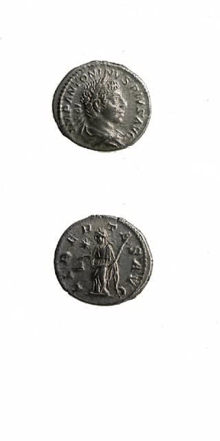 Silver Denarius of Emperor Elagabalus, 220 CE - 222 CE