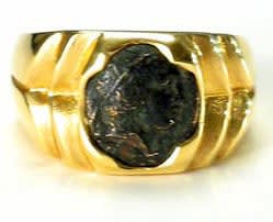 Lucanian Bronze Diobol of Thourioi, 3 Century BCE