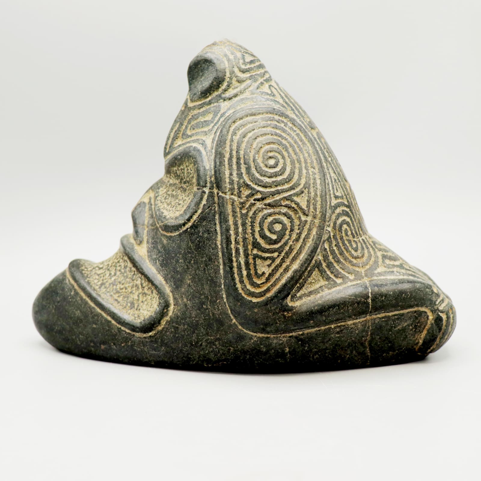 Taíno Trigonolito Zemí, depicting ‘Bird-Man’, AD 1200 - AD 1500