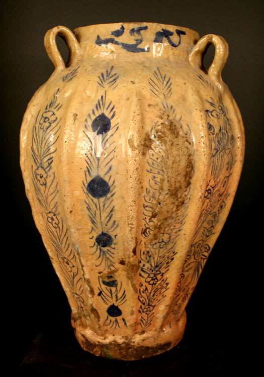Safavid Glazed Vase, 16th Century CE - 17th Century CE