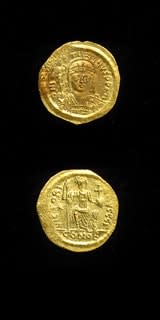 Byzantine Gold Solidus of Emperor Justin II, 565 CE - 578 CE