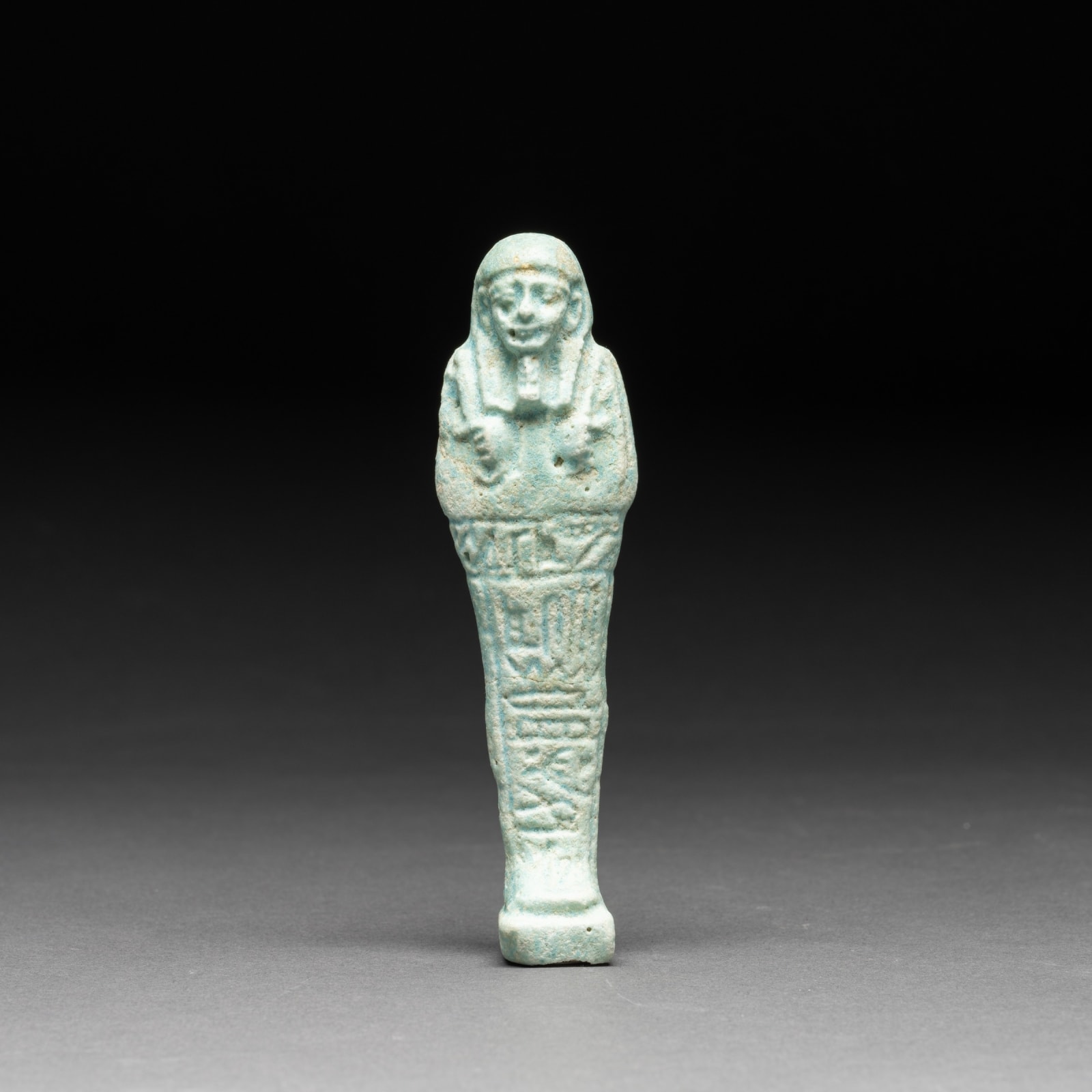 26th Dynasty Faience Ushabti, 664 BCE - 525 BCE