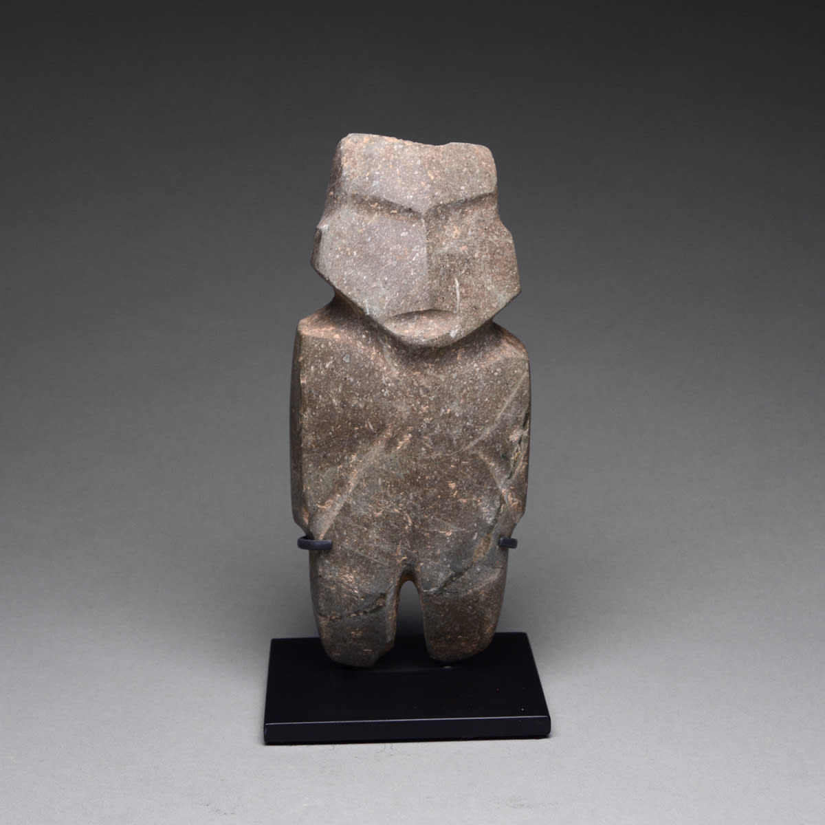 Mezcala Stone Standing Figure, 300 BCE - 300 CE