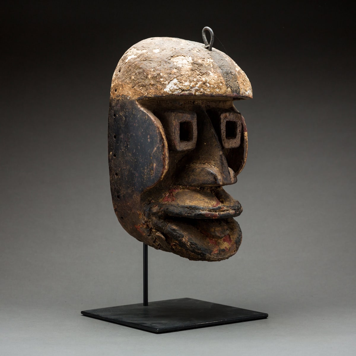 Dan Kran Wooden Polychrome Kaogle Mask, 20th Century CE