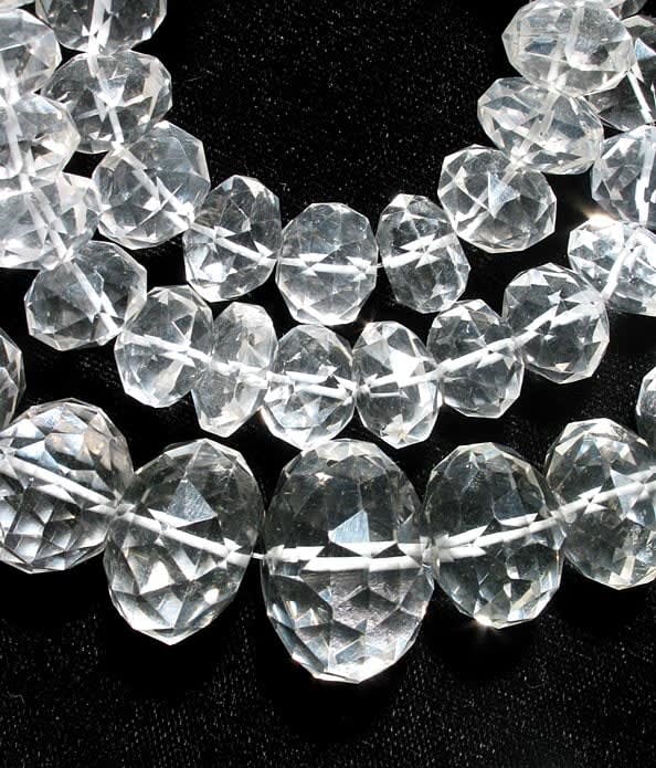 Rock Crystal Bead Necklace