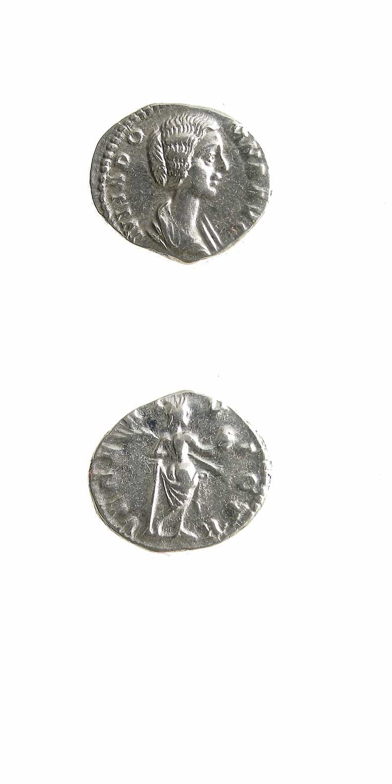 Silver Denarius of Empress Julia Domna, 193 CE - 197 CE