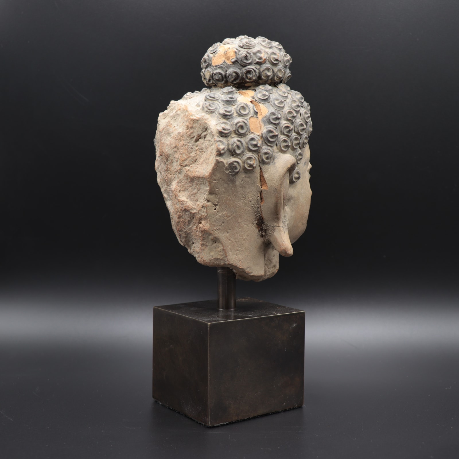 Gandharan Stucco Head of the Buddha, 100 to 300 CE