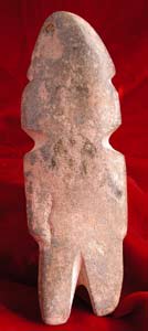 Mezcala Stone Standing Figure, 300 BCE - 300 CE