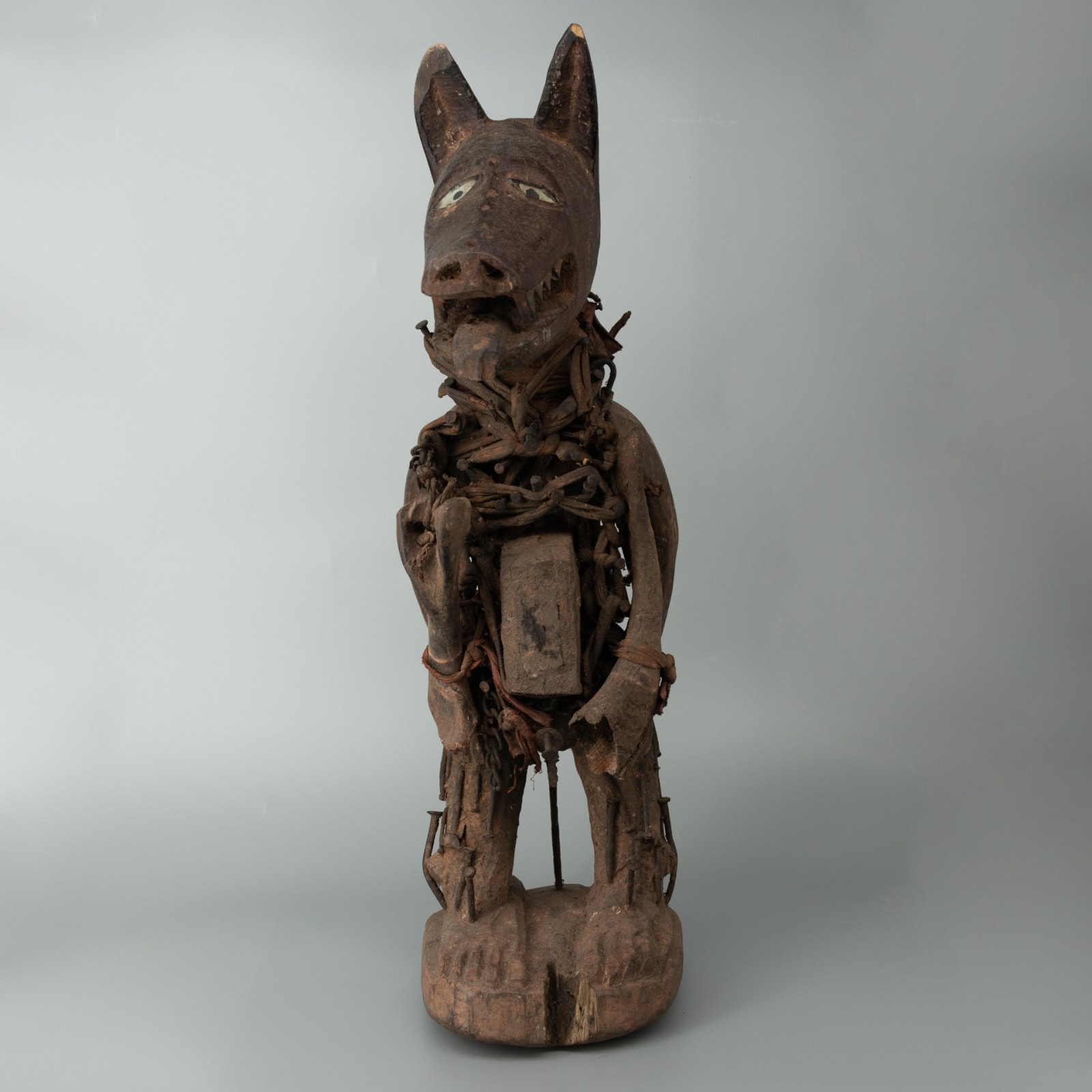 Nkisi Nkondi Kozo Power Figure , Early 20th Century CE