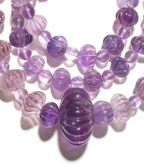 Amethyst Bead Necklace