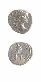 Silver Denarius of Emperor Septimius Severus, 193 CE - 198 CE