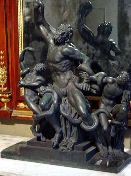 Bronze Sculpture of the Laocoon Group, 19th Century CE