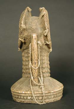 Yoruba Wooden Headcrest of a Woman, 20th Century CE
