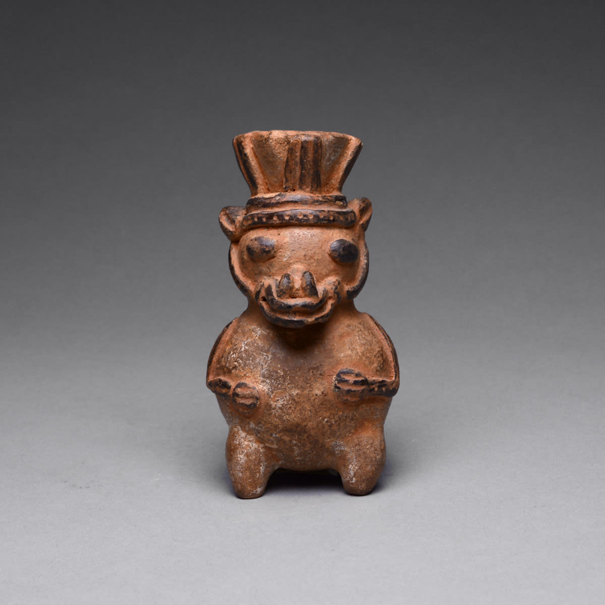 Guanacaste Zoomorphic Ocarina, 300 BCE - 300 CE