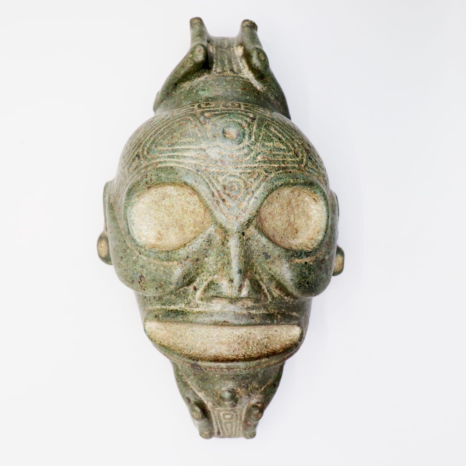 Taíno 'Macorix' Head Trigolonito, AD 1300 - AD 1500