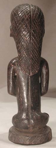 Tabwa Wooden Sculpture of a Mother and Child, 20th Century CE
