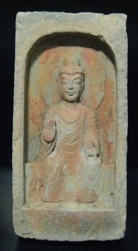 Northern Wei Brick from a Buddhist Shrine, 368 CE - 534 CE