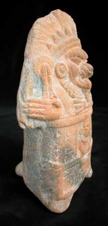 Mayan Molded Whistle Depicting a Demon Deity, 600 CE - 900 CE