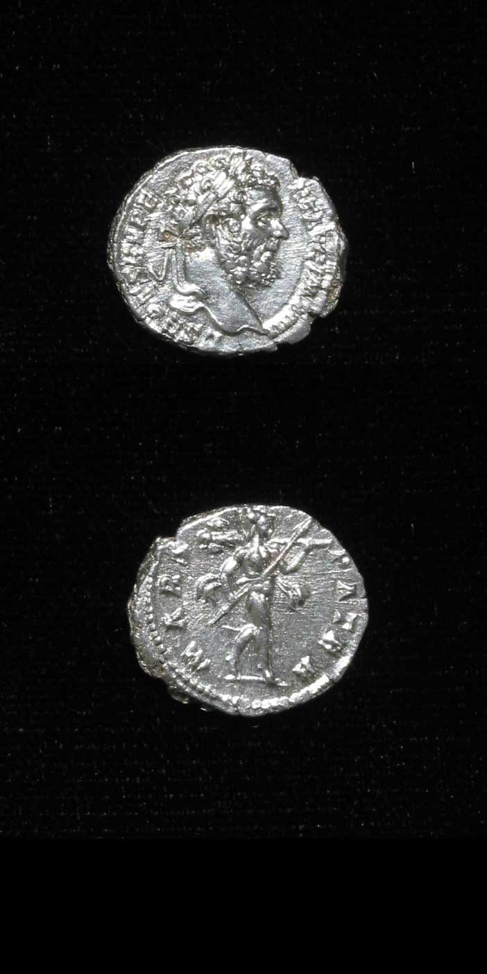 Silver Denarius of Emperor Septimius Severus, 193 CE - 198 CE