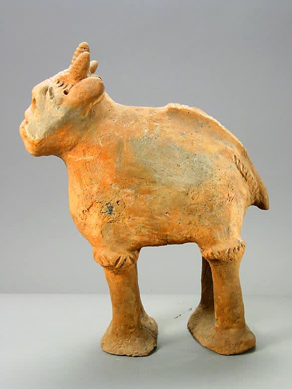 African Art / Dakakari Terracotta Sculpture of a Goat, 18th Century CE - 20th Century CE