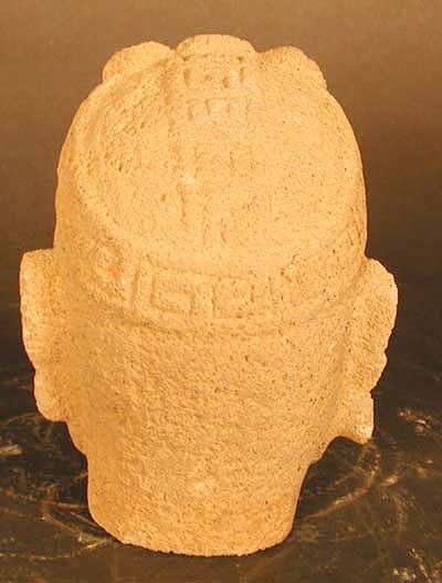 Basalt Trophy Head, 100 CE - 500 CE