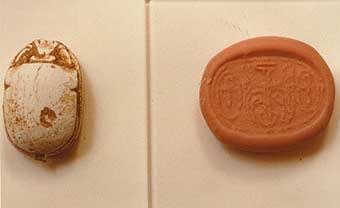 New Kingdom Steatite Scarab, 1650 BCE - 1085 BCE
