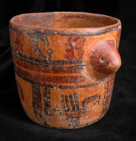 Mayan Polychrome Vase, 500 CE - 900 CE
